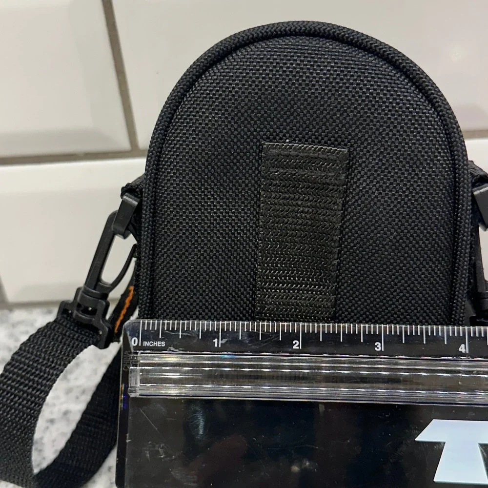 Samsonite Small Black‎ Nylon Camera Bag Utility Pouch Crossbody Belt Loop Bag